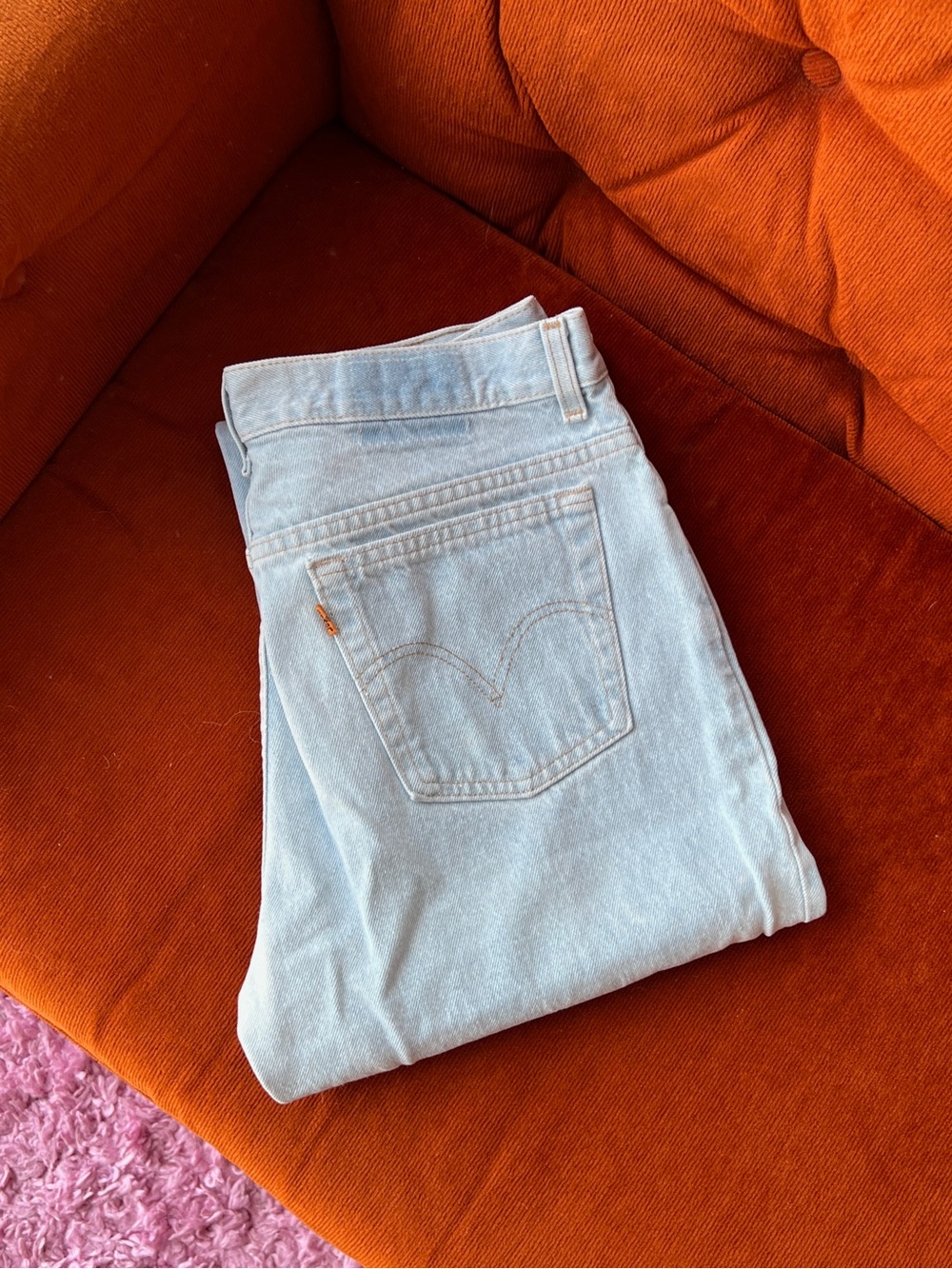 Vintage 90s Levi’s Orange Tab 505 Jeans Made in Canada - Light Wash